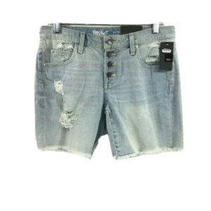 Mossio Women's Shorts Bleached Denim Low Rise Size 4